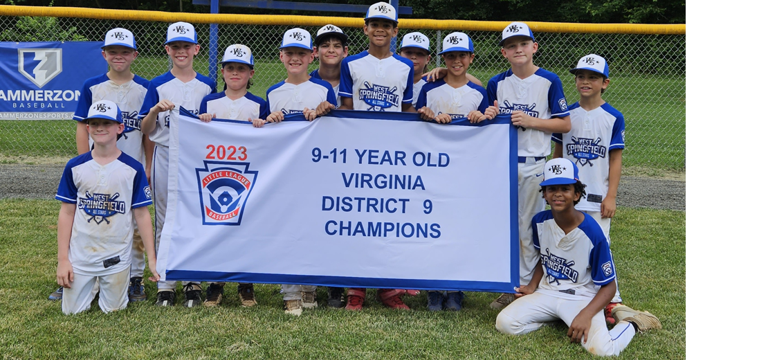 2023 9-11 District Champions - West Springfield